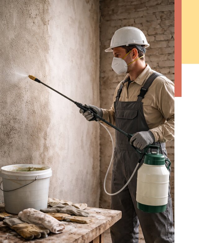 Антисептическая обработка стен в Ноябрьске от 1216 руб. — быстро и недорого | ОТДЕЛОЧНИК-Нбс