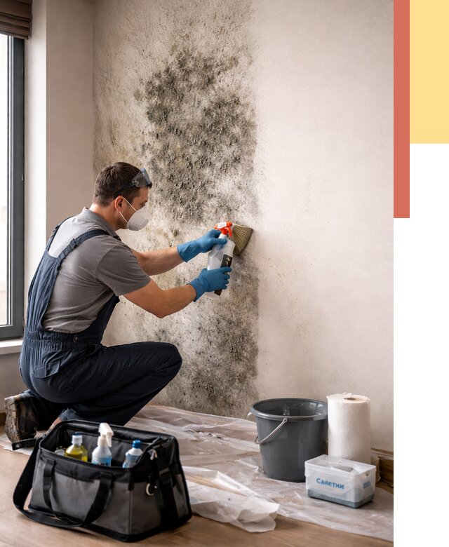 Удаление плесени со стен в Ноябрьске от 2178 руб. — быстро и недорого | ОТДЕЛОЧНИК-Нбс