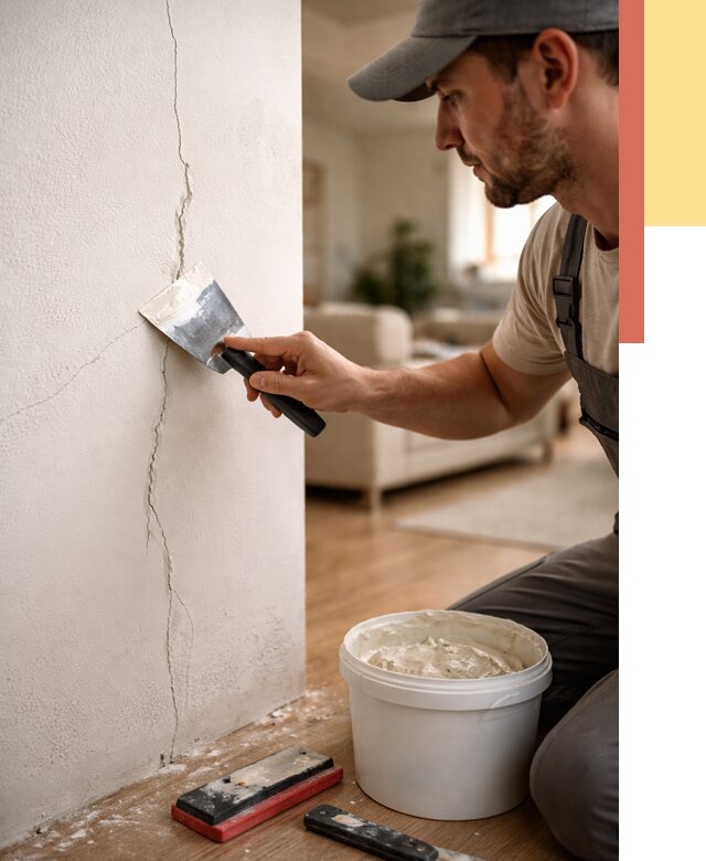 Заделка трещин и сколов в Ноябрьске от 2482 руб. — быстро и недорого | ОТДЕЛОЧНИК-Нбс