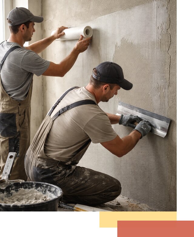 Армирование стен стеклосеткой в Ноябрьске для прочной отделки