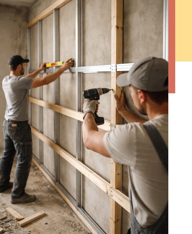 Устройство обрешетки под панели в Ноябрьске от 2127 руб. — монтаж под ключ | ОТДЕЛОЧНИК-Нбс