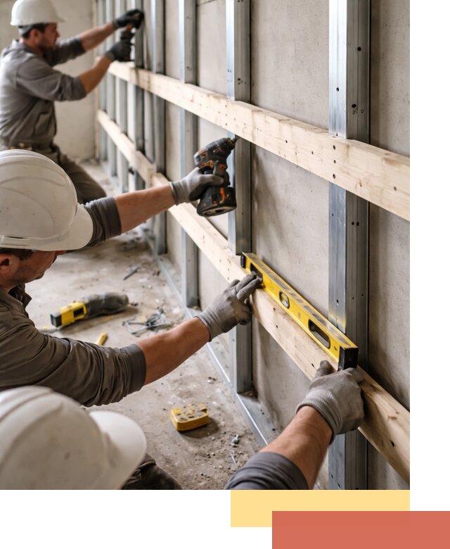 Устройство обрешетки под панели в Ноябрьске