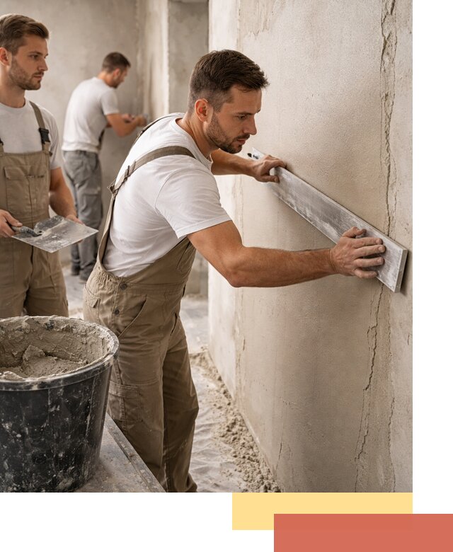 Штукатурка стен без маяков в Ноябрьске быстро и качественно