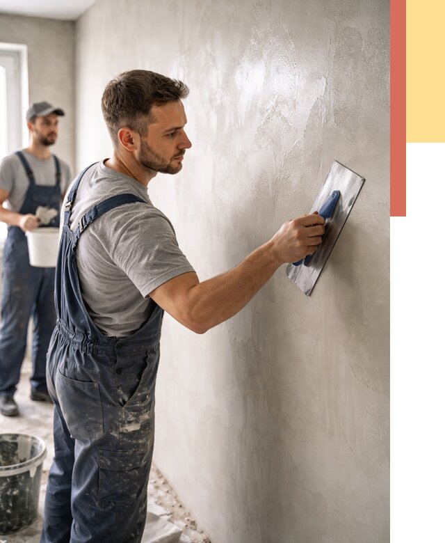 Глянцевание штукатурки стен в Ноябрьске от 7598 руб. — услуги и затирка | ОТДЕЛОЧНИК-Нбс