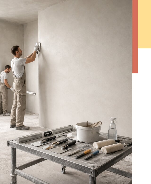 Штукатурка стен под покраску в Ноябрьске от 4559 руб./м² — качественно и недорого | ОТДЕЛОЧНИК-Нбс