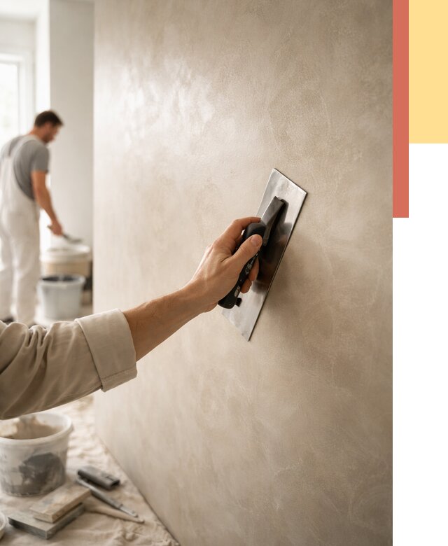 Венецианская штукатурка в Ноябрьске от 3546 руб/м² — нанесение стен под ключ | ОТДЕЛОЧНИК-Нбс