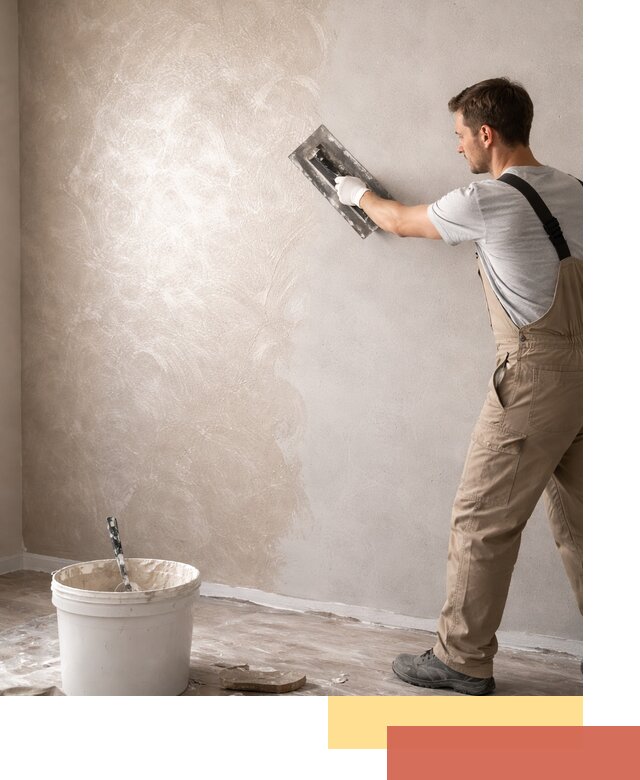 Декоративная штукатурка «Мокрый шелк» под ключ в Ноябрьске