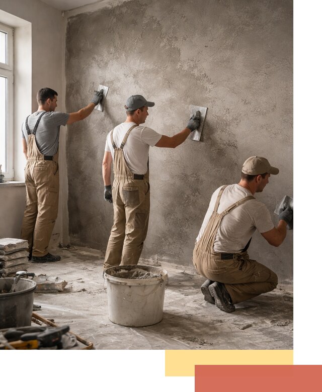 Декоративная штукатурка под бетон в Ноябрьске для стен и потолков