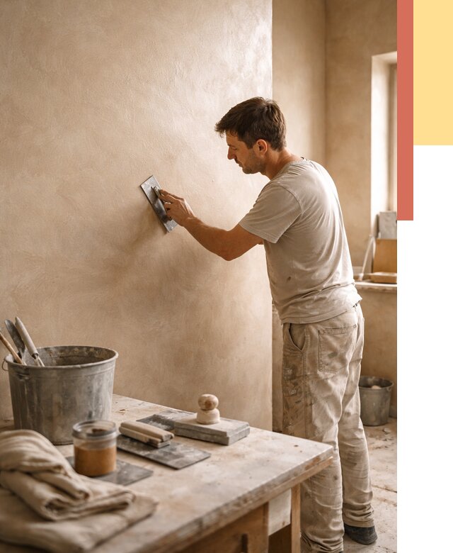 Марокканская штукатурка таделакт в Ноябрьске под ключ от 4255 руб. | ОТДЕЛОЧНИК-Нбс