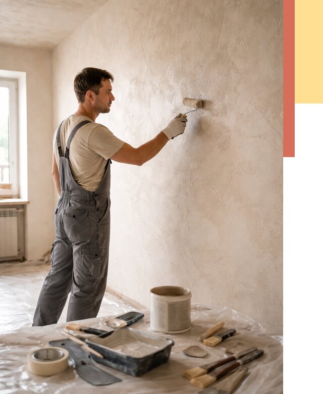 Нанесение лессирующей краски по декоративке в Ноябрьске от 1773 руб. | ОТДЕЛОЧНИК-Нбс