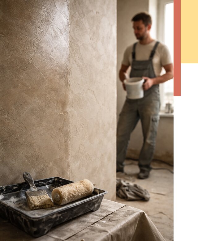 Нанесение воска на штукатурку в Ноябрьске от 3546 руб. | Услуги ОТДЕЛОЧНИК-Нбс