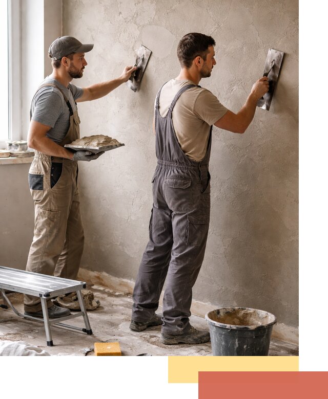 Ремонт декоративной штукатурки и восстановление фактуры в Ноябрьске