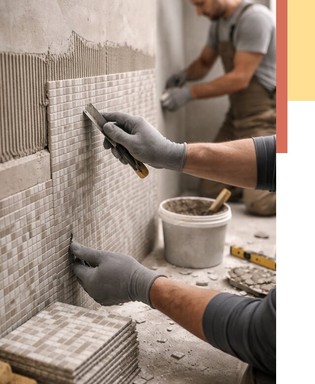 Облицовка стен мозаикой в Ноябрьске от 3242 руб/м2 — укладка мозаики на стены | ОТДЕЛОЧНИК-Нбс