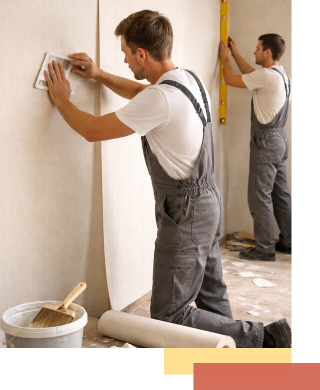 Поклейка бумажных обоев в Ноябрьске качественно и недорого