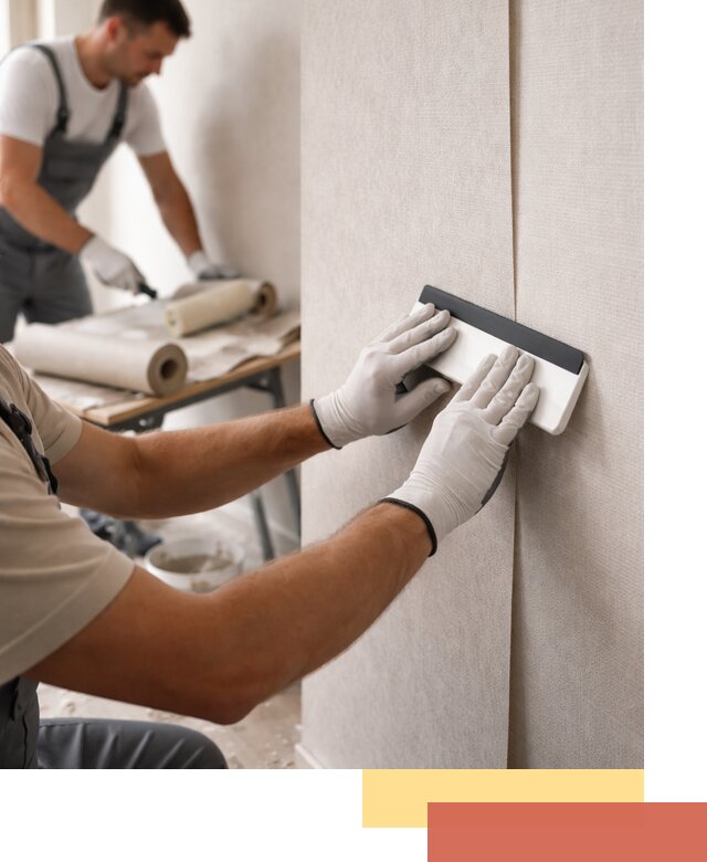 Поклейка обоев под покраску в Ноябрьске профессионально и быстро