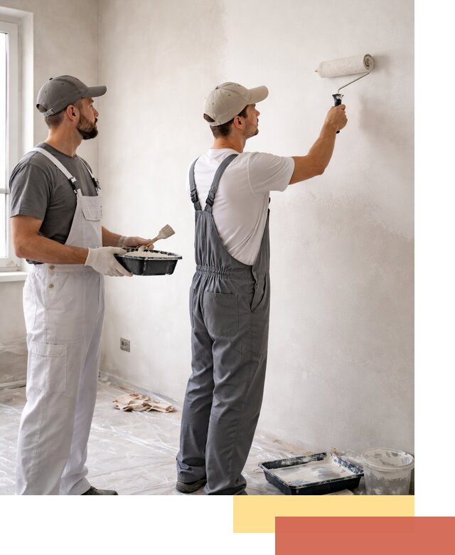 Покраска стен водоэмульсионной краской в Ноябрьске