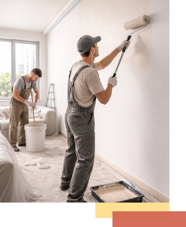 Покраска стен в офисе в Ноябрьске — быстрый и качественный ремонт