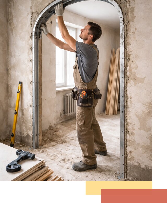 Устройство арочного проема в Ноябрьске под ключ