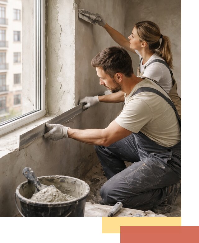 Штукатурка откосов дверей и окон профессионально в Ноябрьске