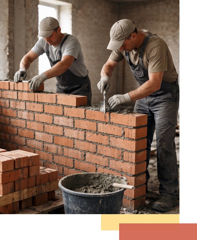 Кладка кирпичных перегородок под ключ в Ноябрьске