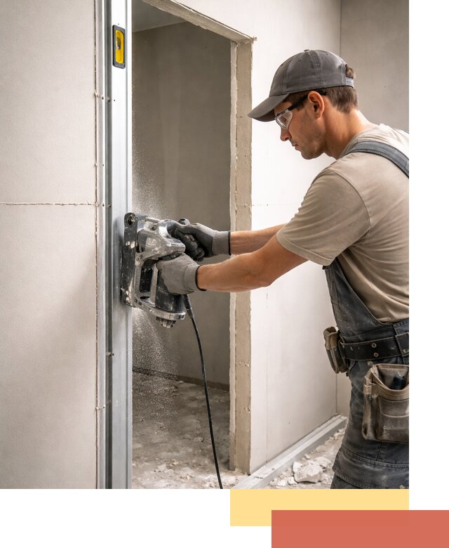 Устройство дверного проема в перегородке в Ноябрьске