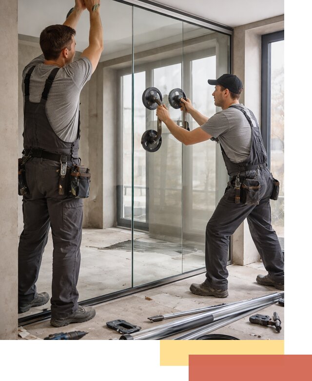 Цельностеклянные перегородки под ключ в Ноябрьске