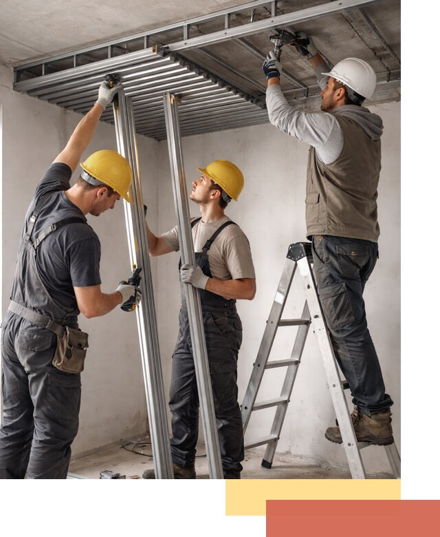 Монтаж реечного потолка под ключ в Ноябрьске