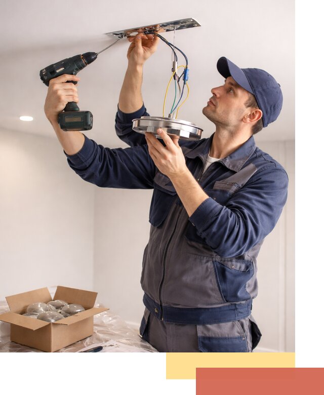 Установка люстры в натяжной потолок в Ноябрьске