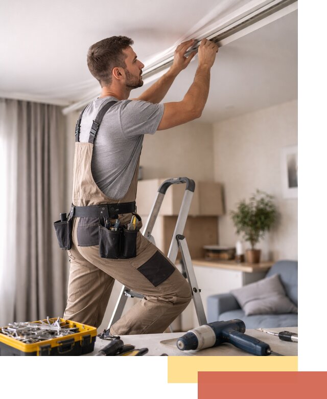 Ремонт натяжных потолков в Ноябрьске — качественно и оперативно