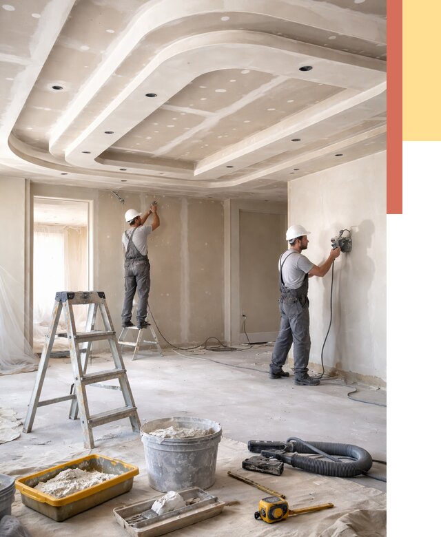 Многоуровневый потолок из гипсокартона в Ноябрьске от 760 руб. под ключ | ОТДЕЛОЧНИК-Нбс