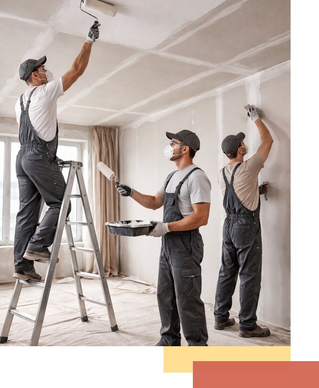 Покраска потолка из гипсокартона в Ноябрьске качественно и недорого