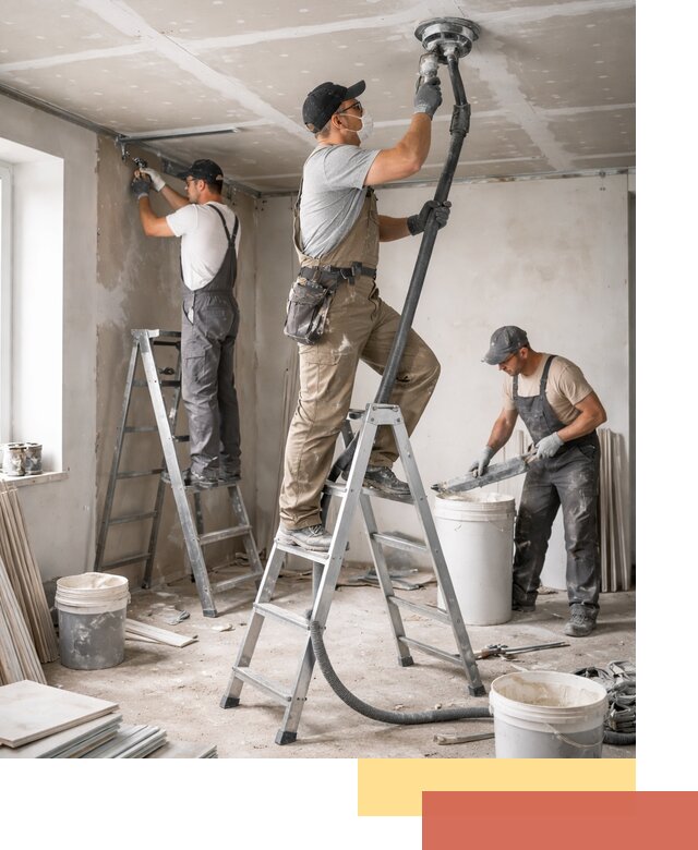 Ремонт потолка из гипсокартона в Ноябрьске: быстрый и качественный монтаж