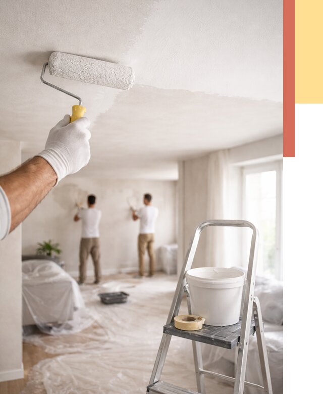 Покраска потолка акриловой краской в Ноябрьске от 2533 руб. | ОТДЕЛОЧНИК-Нбс