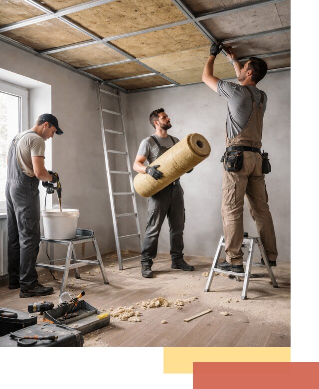 Шумоизоляция потолка в Ноябрьске: профессиональный монтаж и отделка