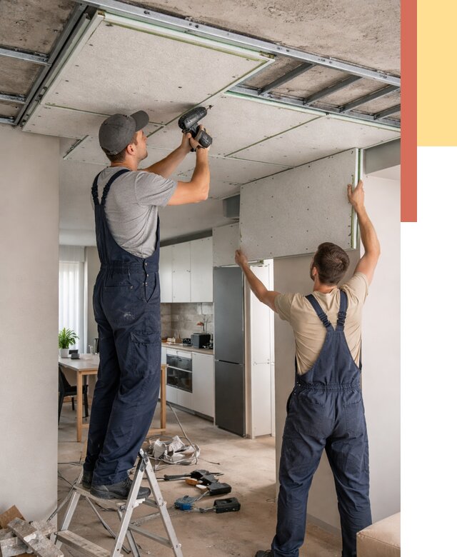 Шумоизоляция потолка панелями зипс в Ноябрьске от 1874 руб. под ключ | ОТДЕЛОЧНИК-Нбс